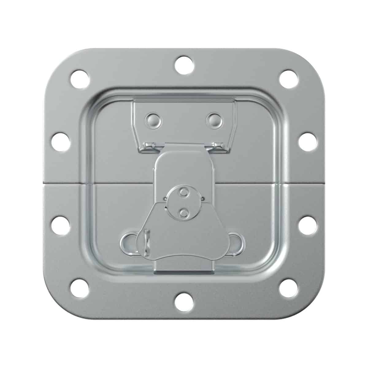 recessed butterfly latch