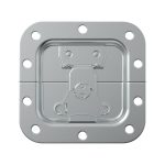 recessed butterfly latch