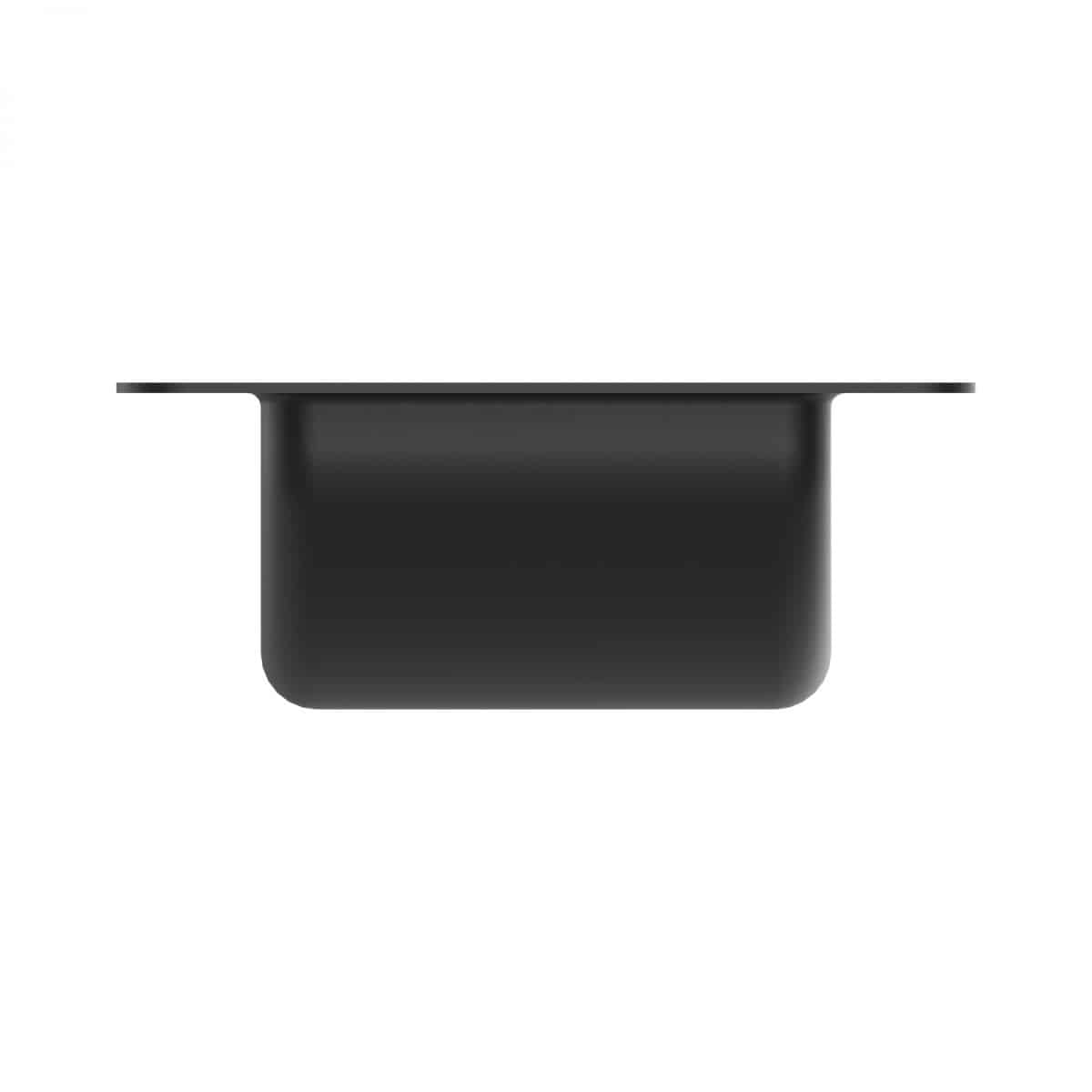 ARMOR YR-6201 Black Castor Dish with Deep Recess for 4'' Castors