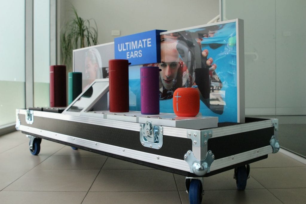 road cases for speaker display 1