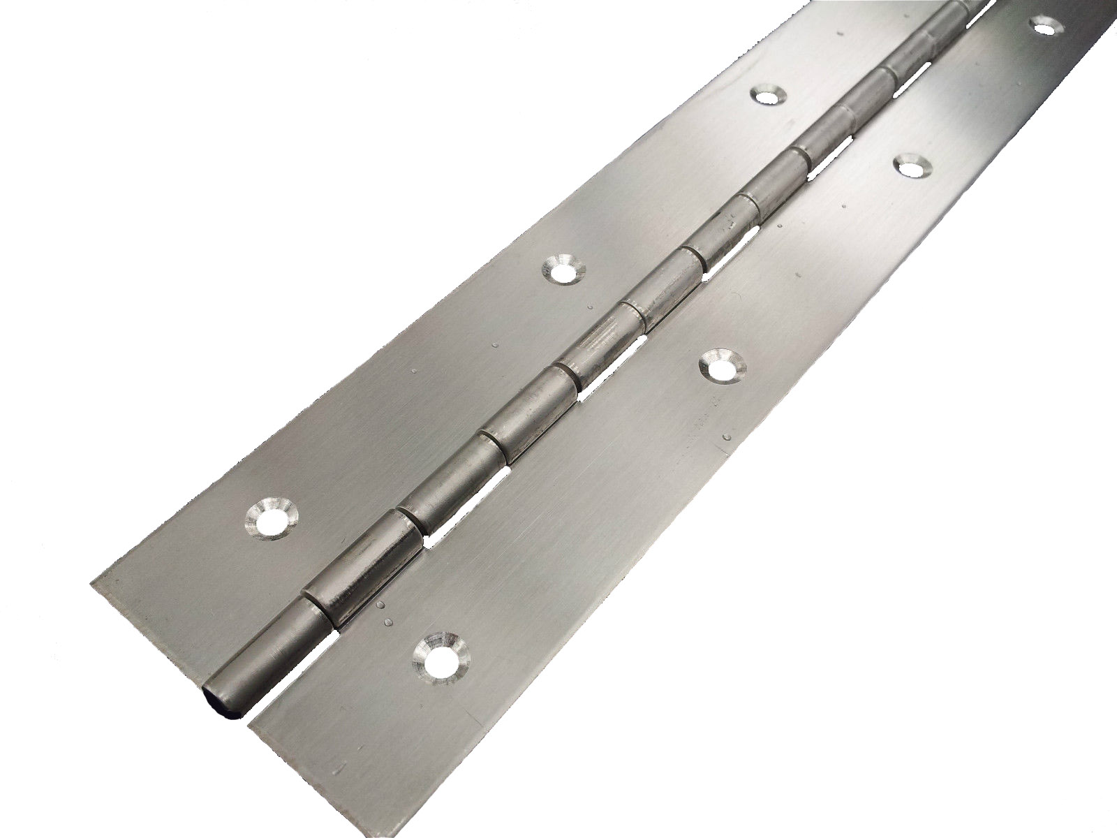 QTY:2  Stainless Stl 304 Continuous Piano Hinge w/holes 14 3/8" X 2 1/2" 
