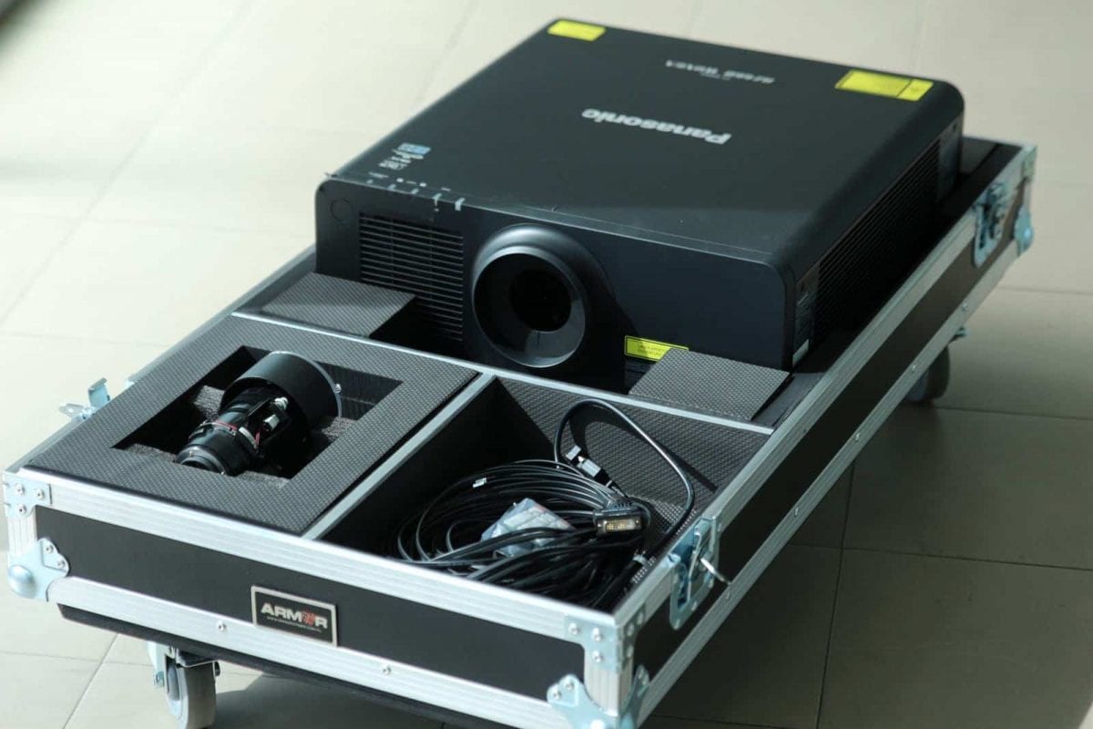 Road Case For The Panasonic PTRZ660 Projector Armor Road Cases