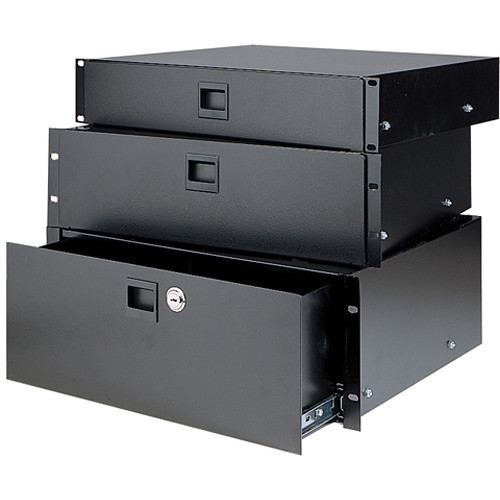 4u Mountable Rack Drawer With Key Lock Armorcases Com