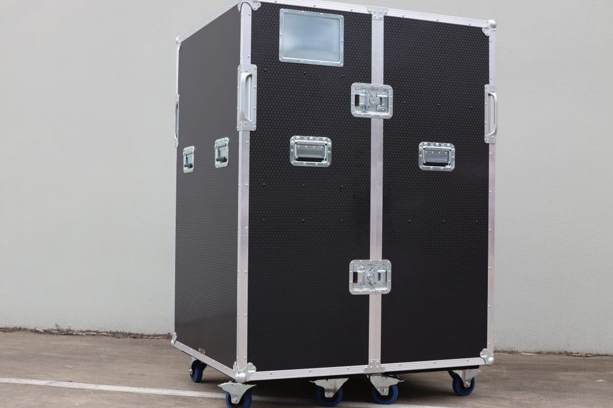Road Case for Drum Kit-Red Rock