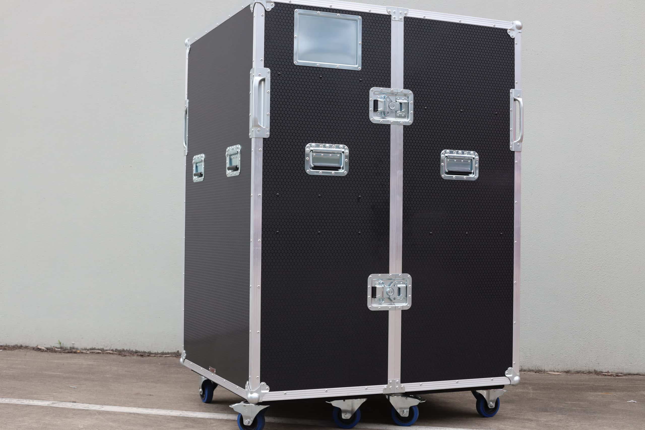 Road Case for Drum Kit-Red Rock