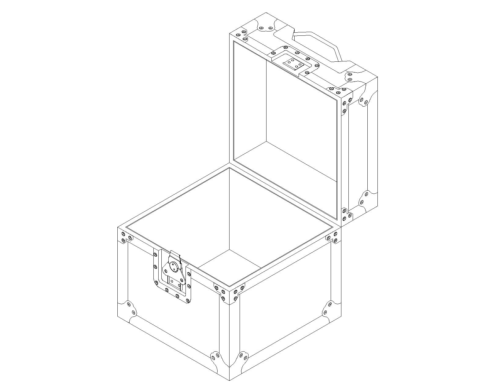 Storage Flight/Road Case for 100 12" Vinyl Records Armor Road Cases