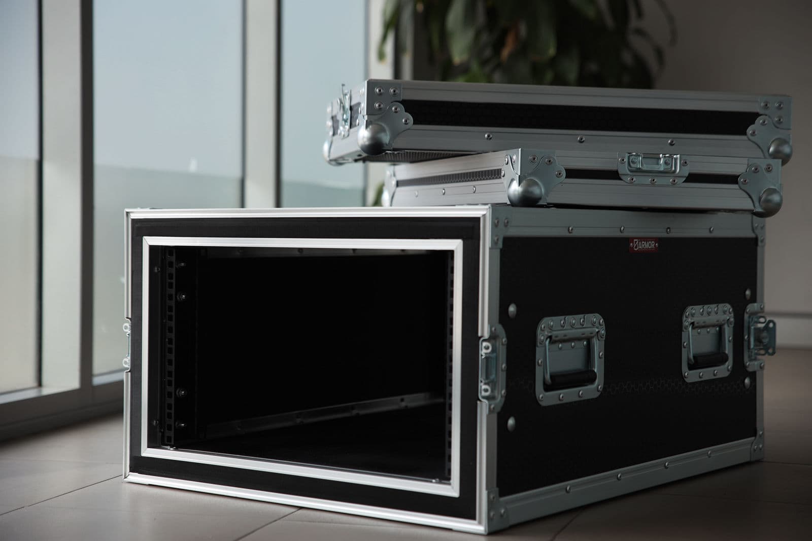 8ru flotation rack case foam shock proof rack case