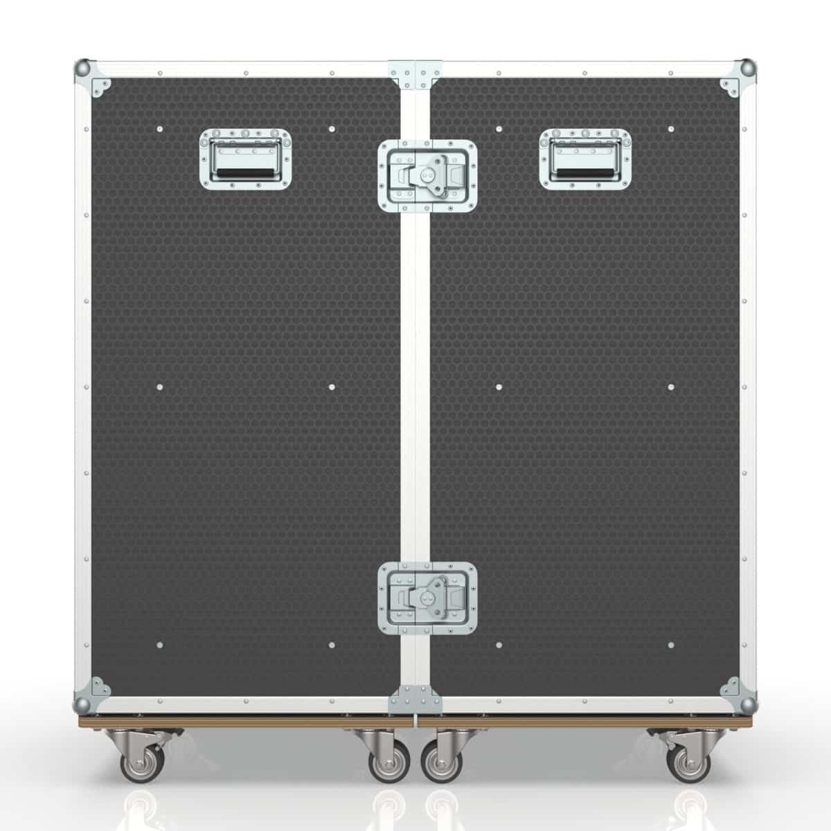 Clamshell Pullout Storage Crate Road Case