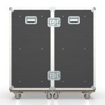 Clamshell Pullout Storage Crate Road Case