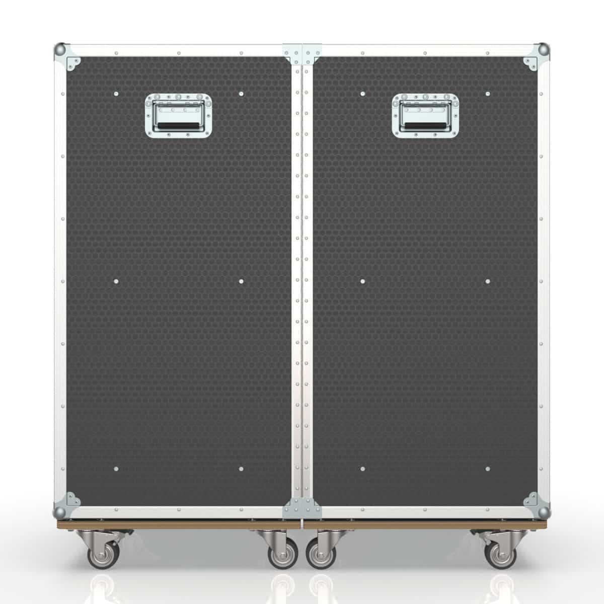 Clamshell Pullout Storage Crate Road Case