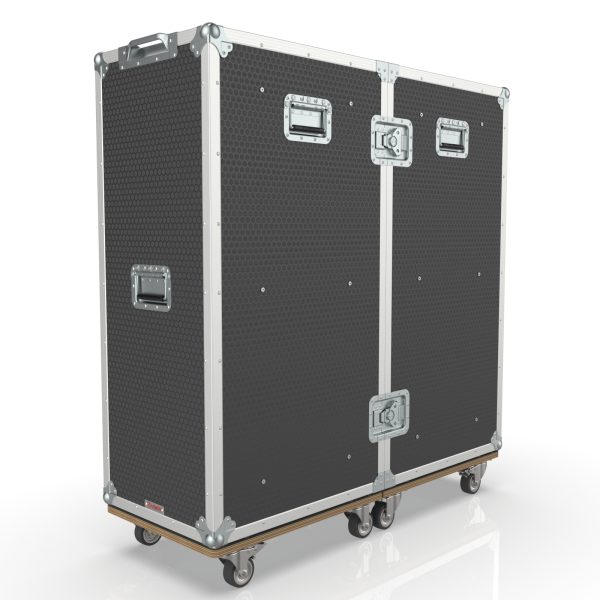 Clamshell Pullout Storage Crate Road Case