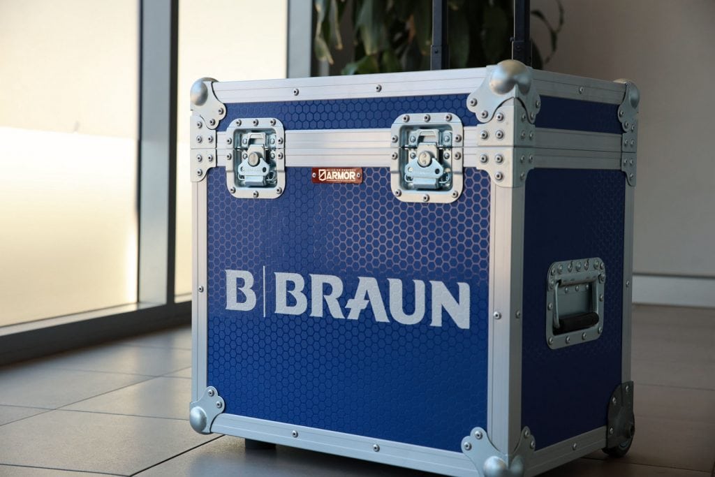 custom protective case for B.Braun medical instrument protective