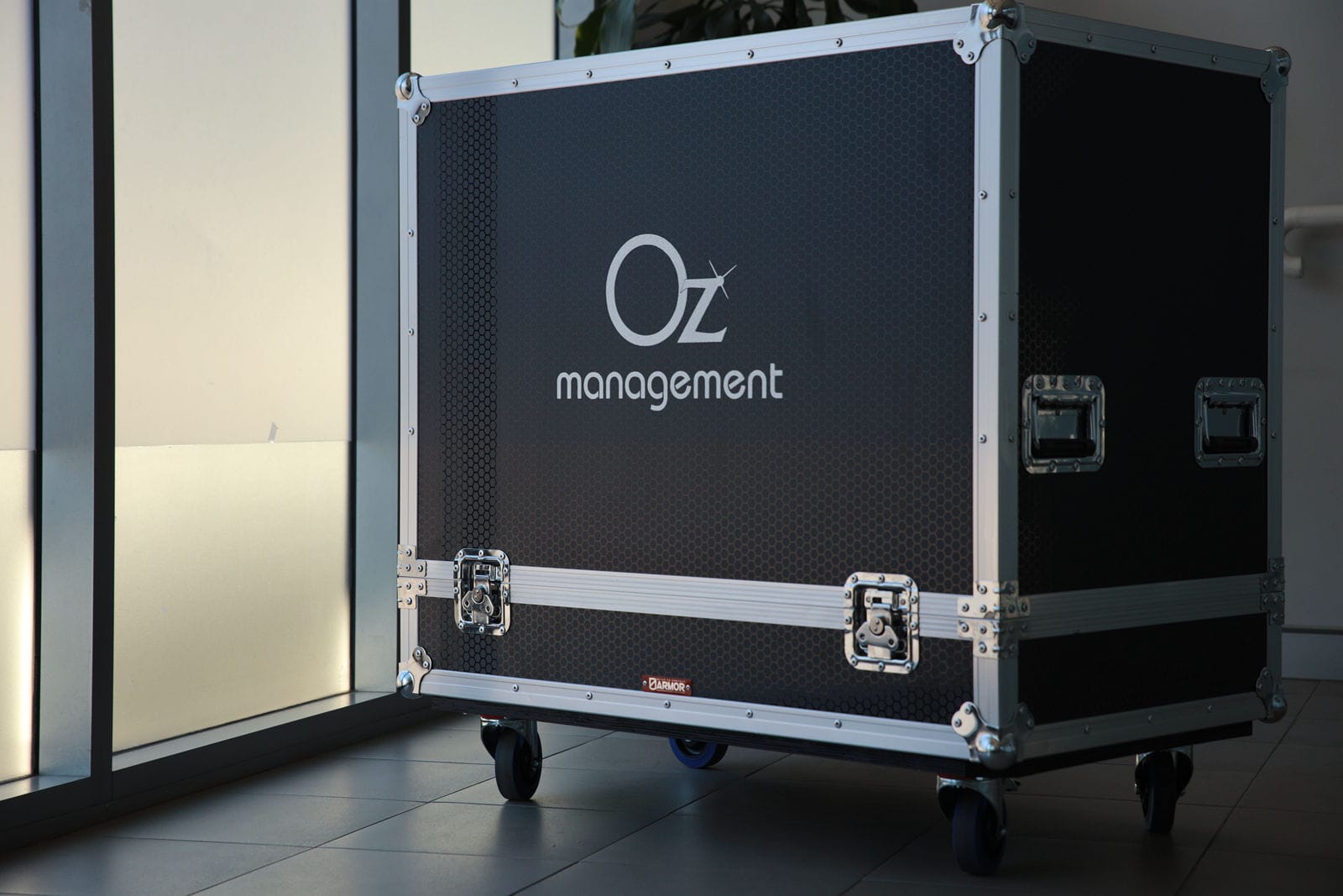 line array speakers road case