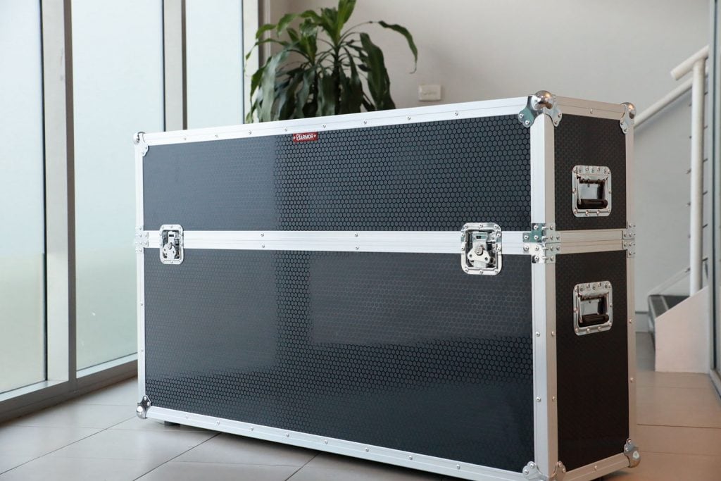 tv transport road case