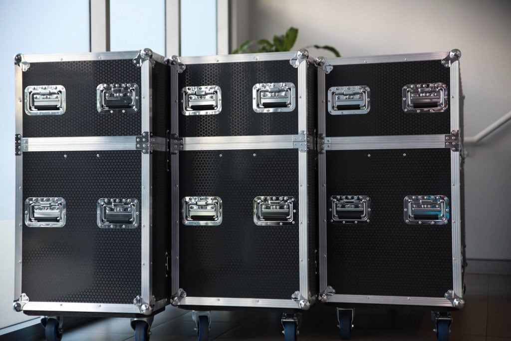Twin 65" TV Road Case