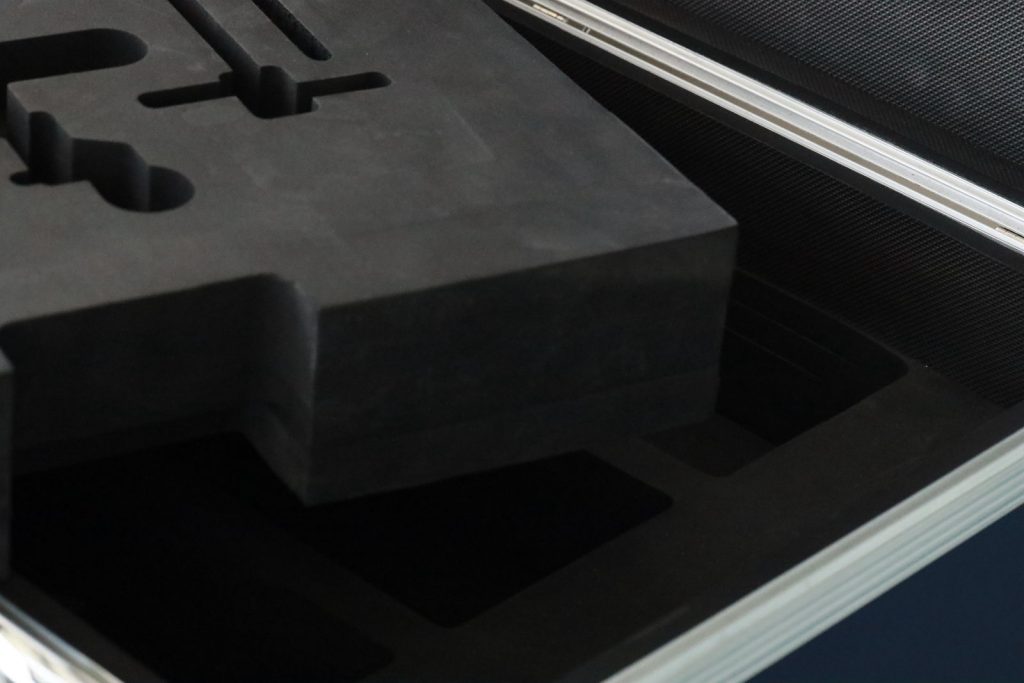 foam insert on medical instrument carry cases