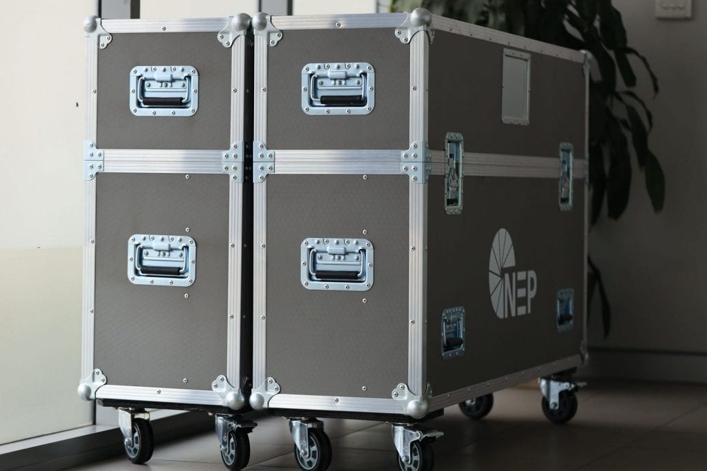 Custom 55" TV road case