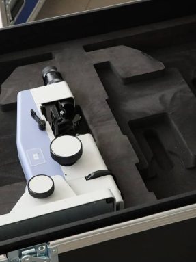 custom instrument transport case with foam insert