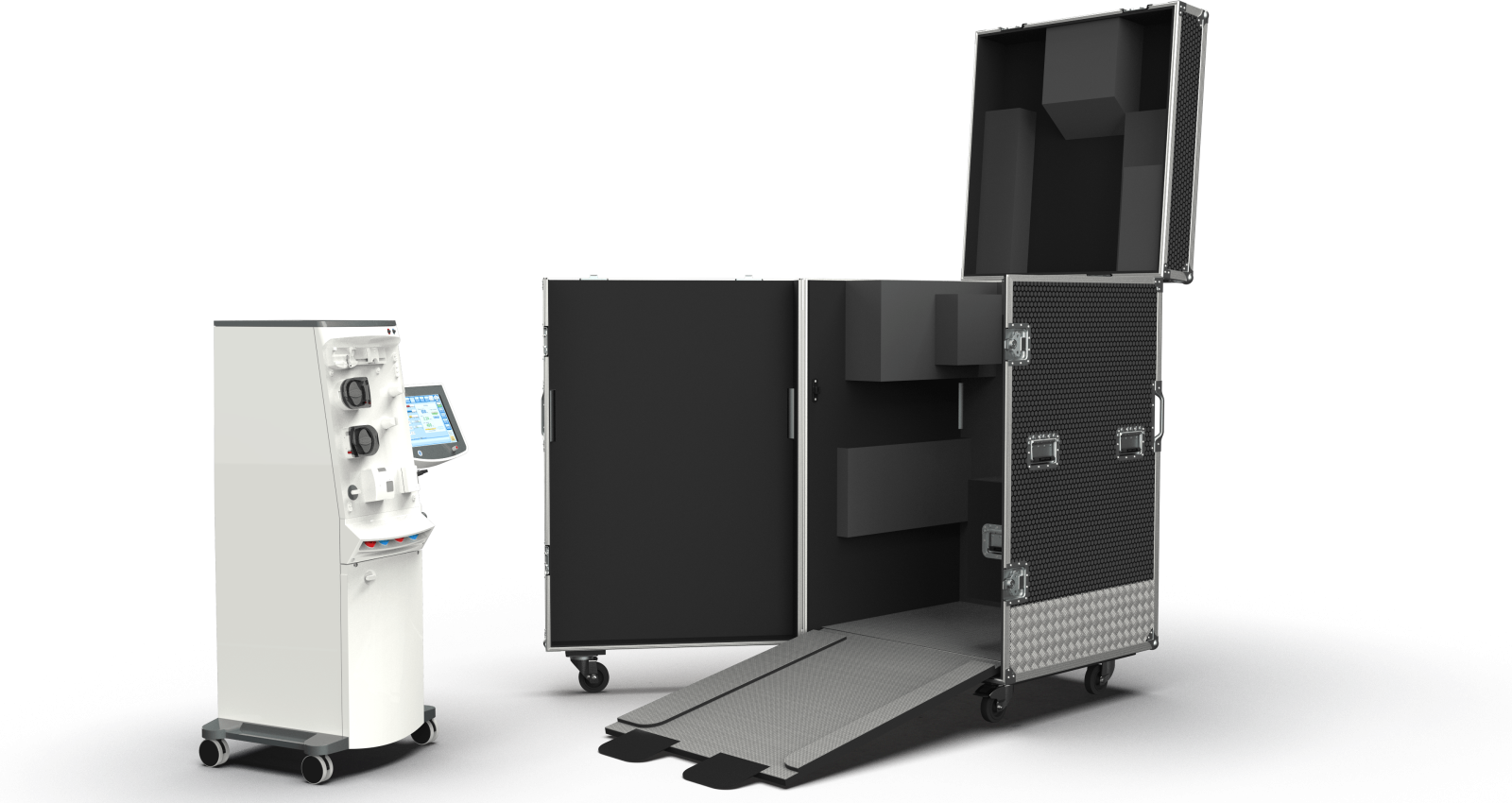Transportation case for medical device