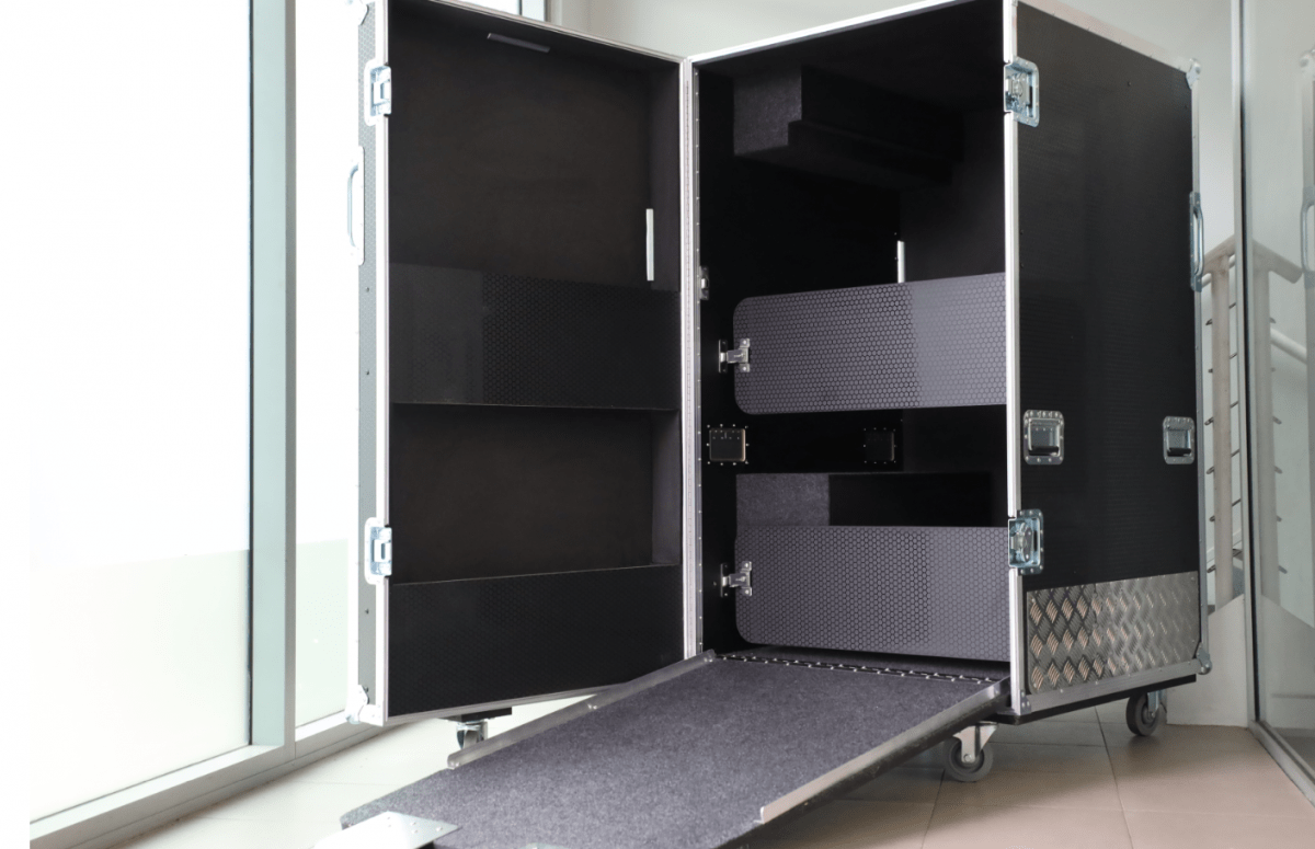Improved transport case for medical device AK-98 - baxter