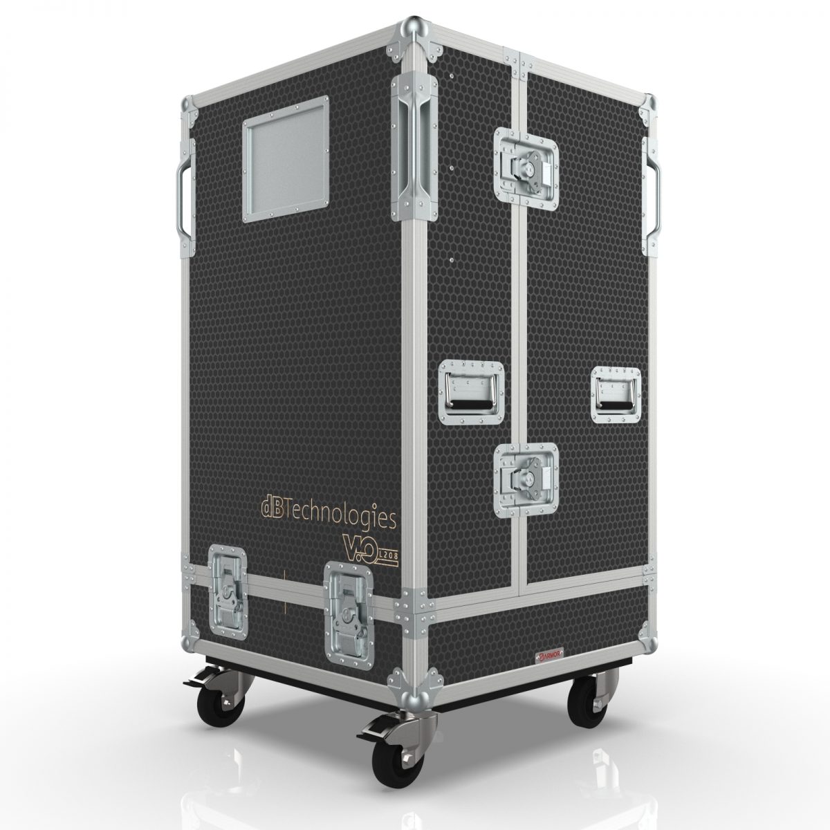 Road Case for dBTechnologies VIO L208 Line Array Speaker System 4in1 Rigged