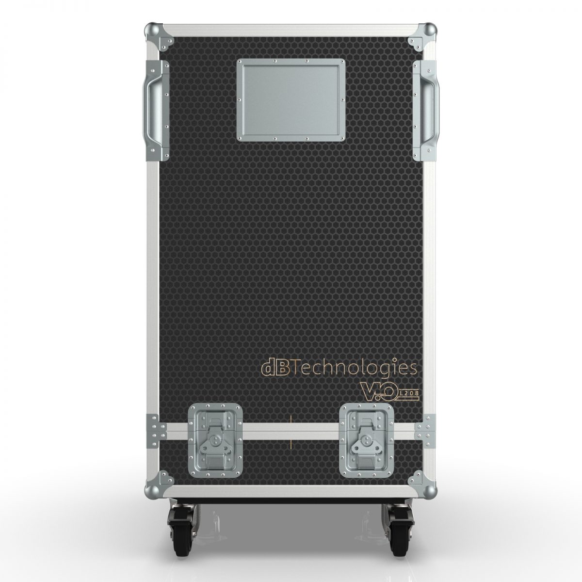Front- Road Case for dBTechnologies VIO L208 Line Array Speaker System 4in1 Rigged