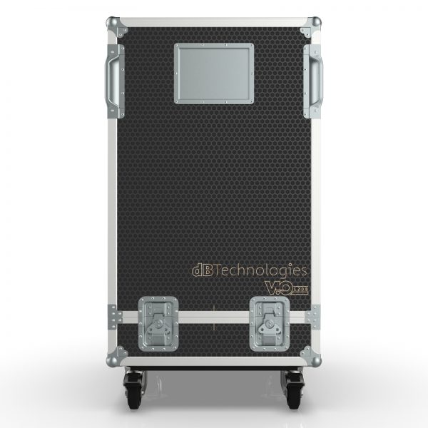Front- Road Case for dBTechnologies VIO L208 Line Array Speaker System 4in1 Rigged