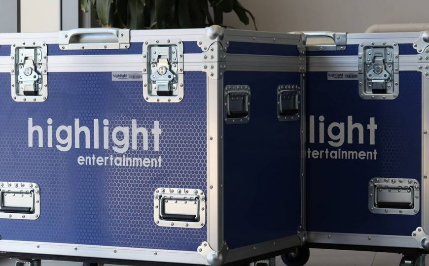 road case with screen printing logo