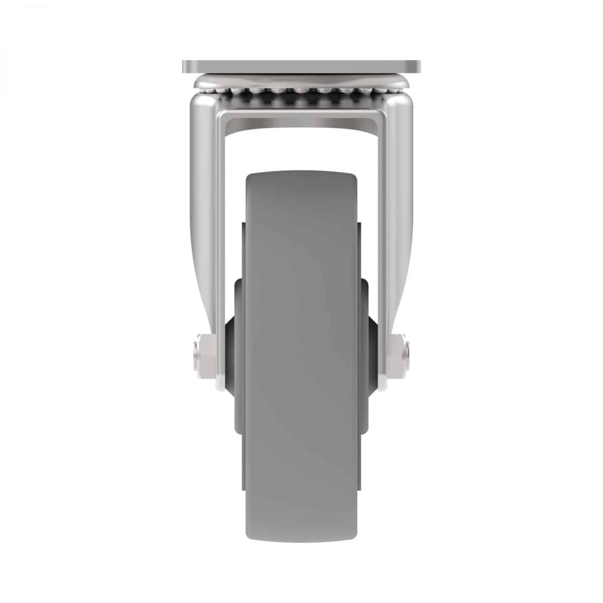 CARJET 3B 100mm-4″ Braked Rubber Swivel Castor