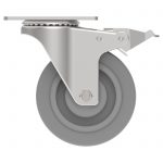 Carjet 3B 100Mm-4″ Braked Rubber Swivel Castor