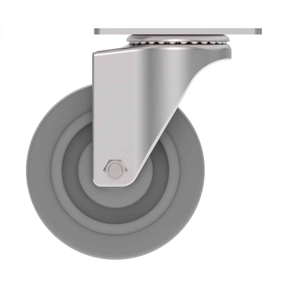 CARJET 3B 100mm-4″ Braked Rubber Swivel Castor