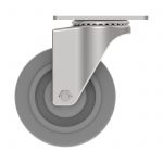 CARJET 3B 100mm-4″ Braked Rubber Swivel Castor