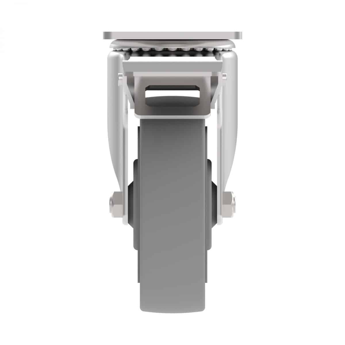 Carjet 3B 100Mm-4″ Braked Rubber Swivel Castor