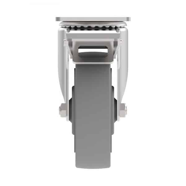 CARJET 3B 100mm-4″ Braked Rubber Swivel Castor