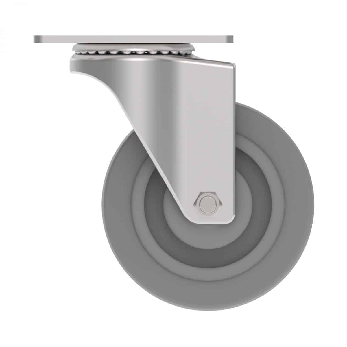 CARJET 3B 100mm-4″ Braked Rubber Swivel Castor