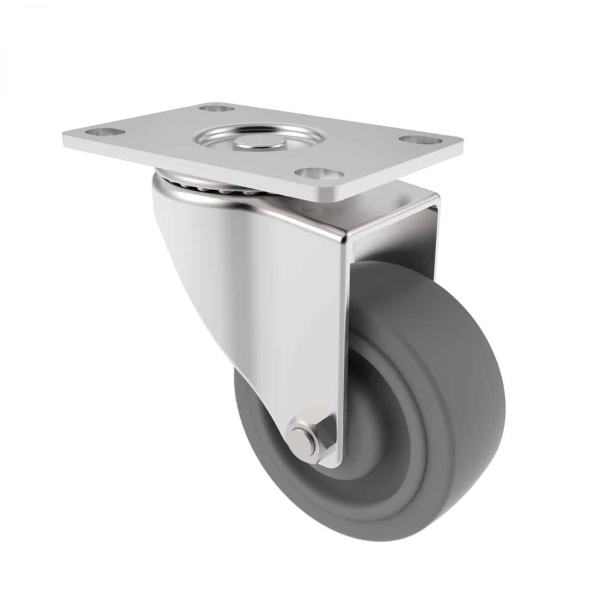 CARJET 2E-B 75mm-3″ Rubber Swivel Castor
