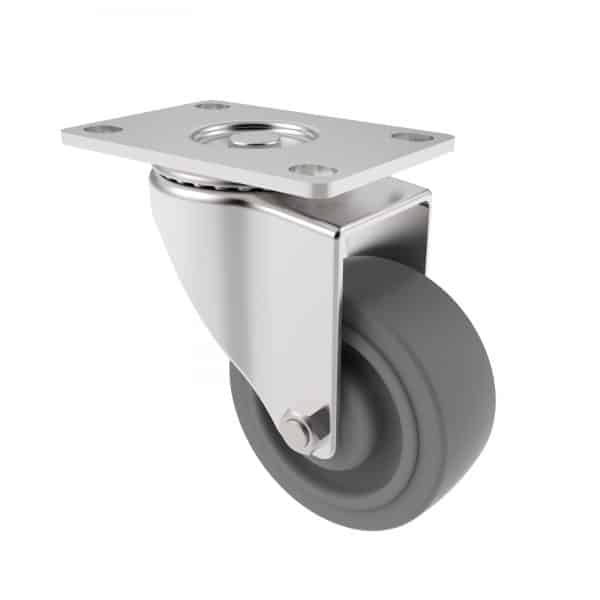 CARJET 2E-B 75mm-3″ Rubber Swivel Castor