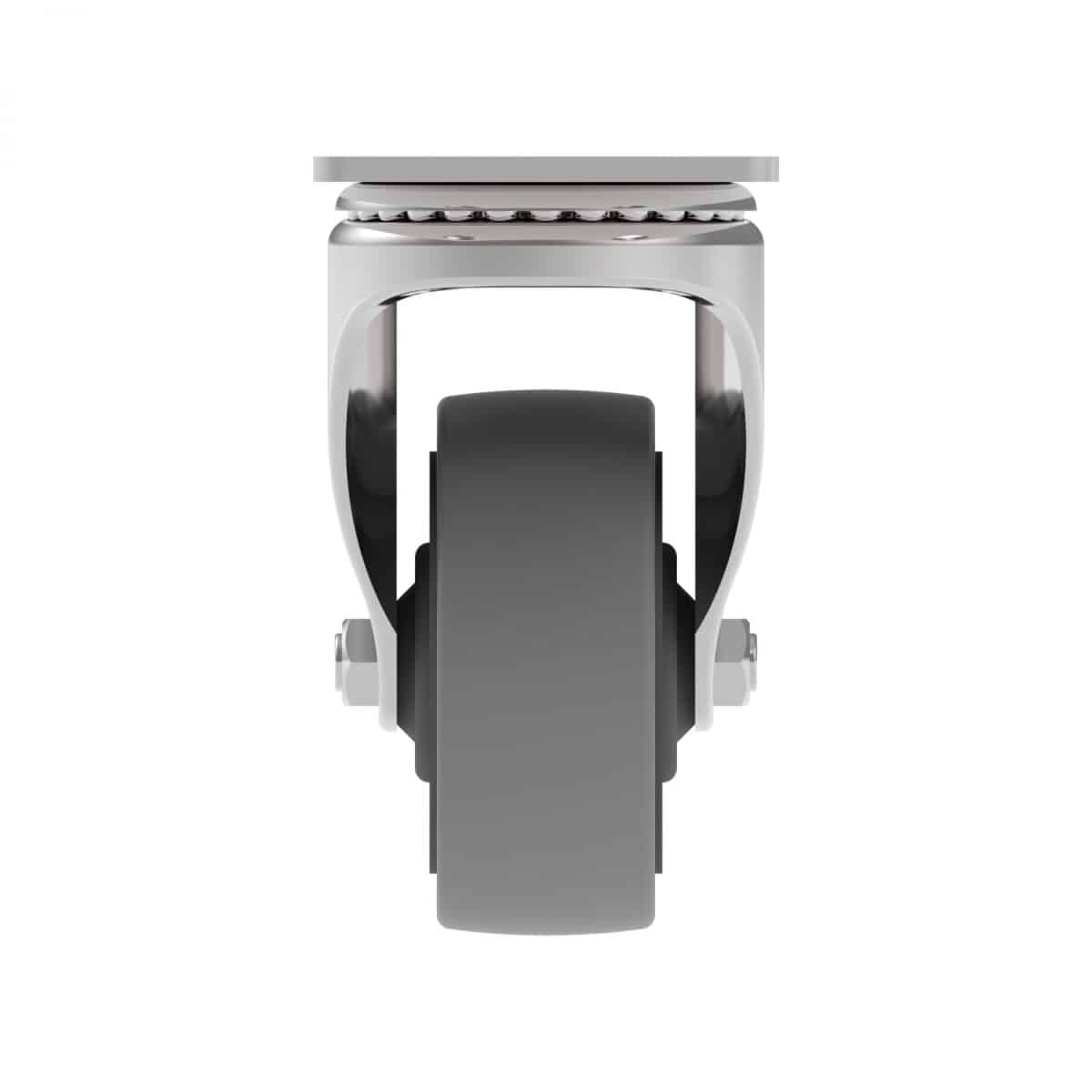 CARJET 2E-B 75mm-3″ Rubber Swivel Castor