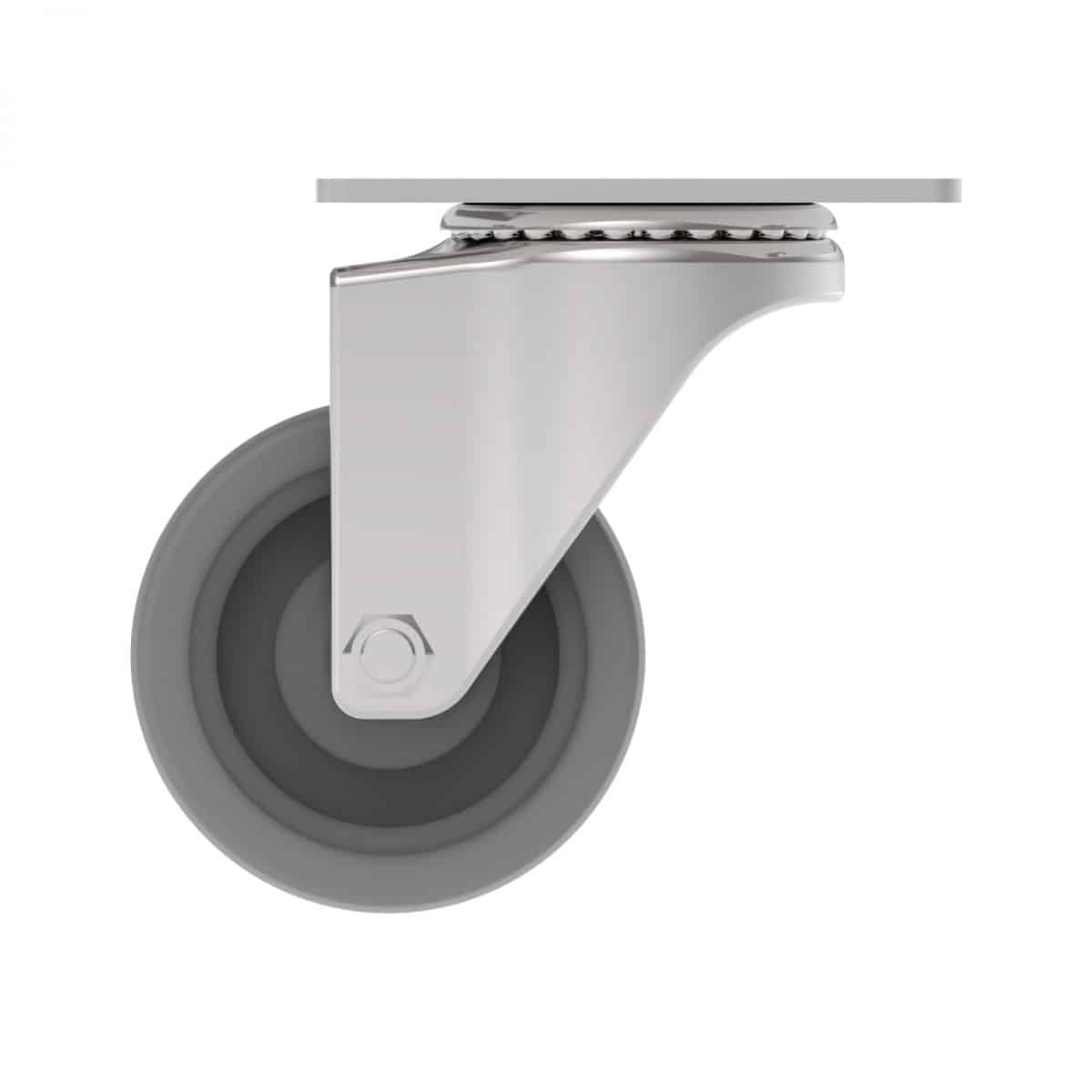 CARJET 2E-B 75mm-3″ Rubber Swivel Castor