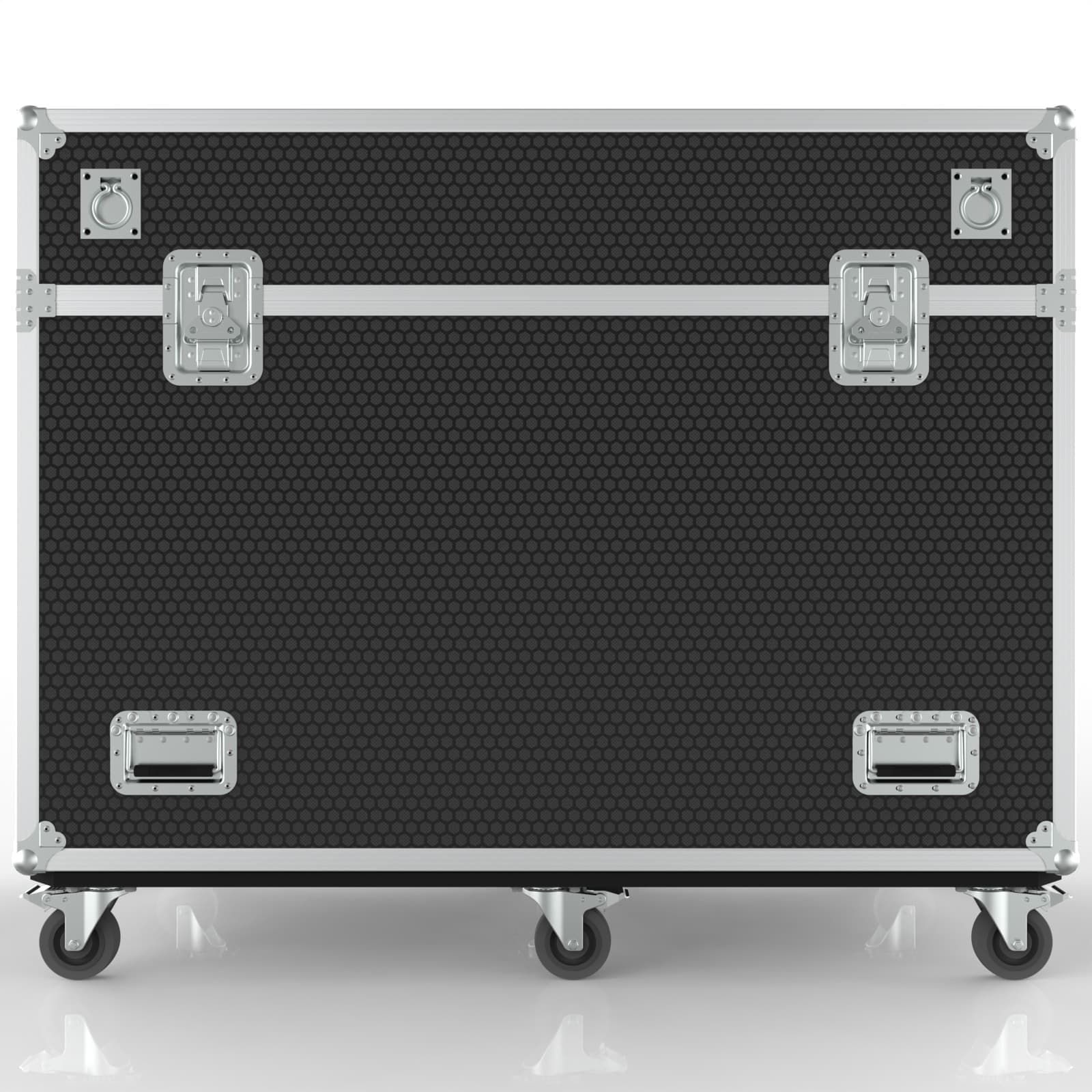 Video Production Workstation Road Case FP3SL6, 6 Monitors, Motorized