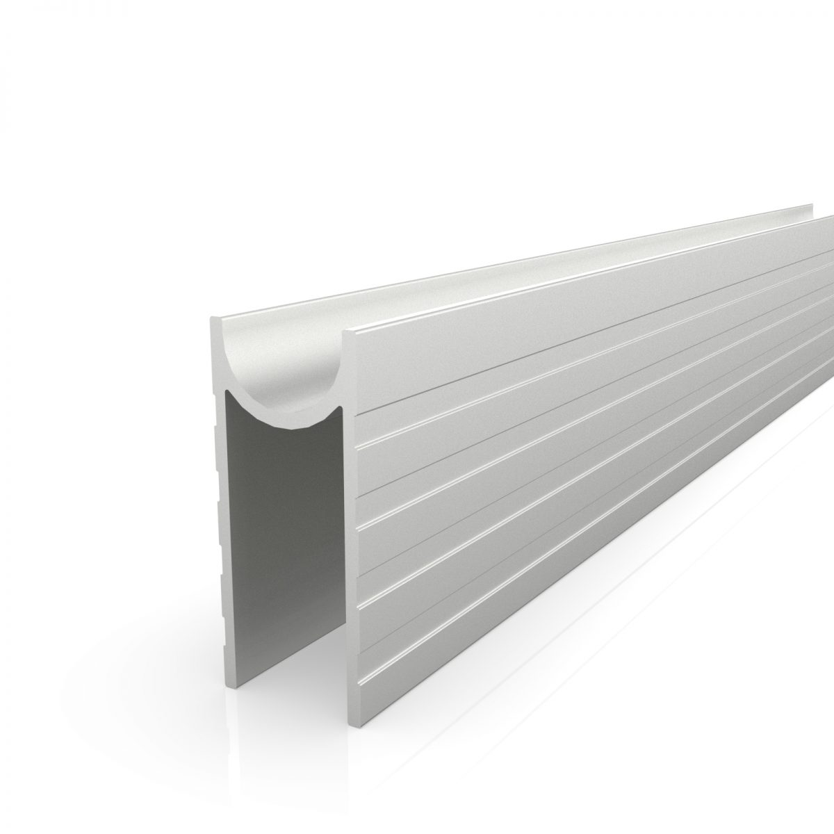 E-E25-G9 Aluminium Groove Edge Extrusion 9MM Gap