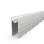 E-E25-G9 Aluminium Groove Edge Extrusion 9MM Gap