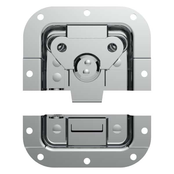 ARMOR L2208 MEDIUM BUTTERFLY LATCH / CATCH W/ OFFSET, 106X116MM