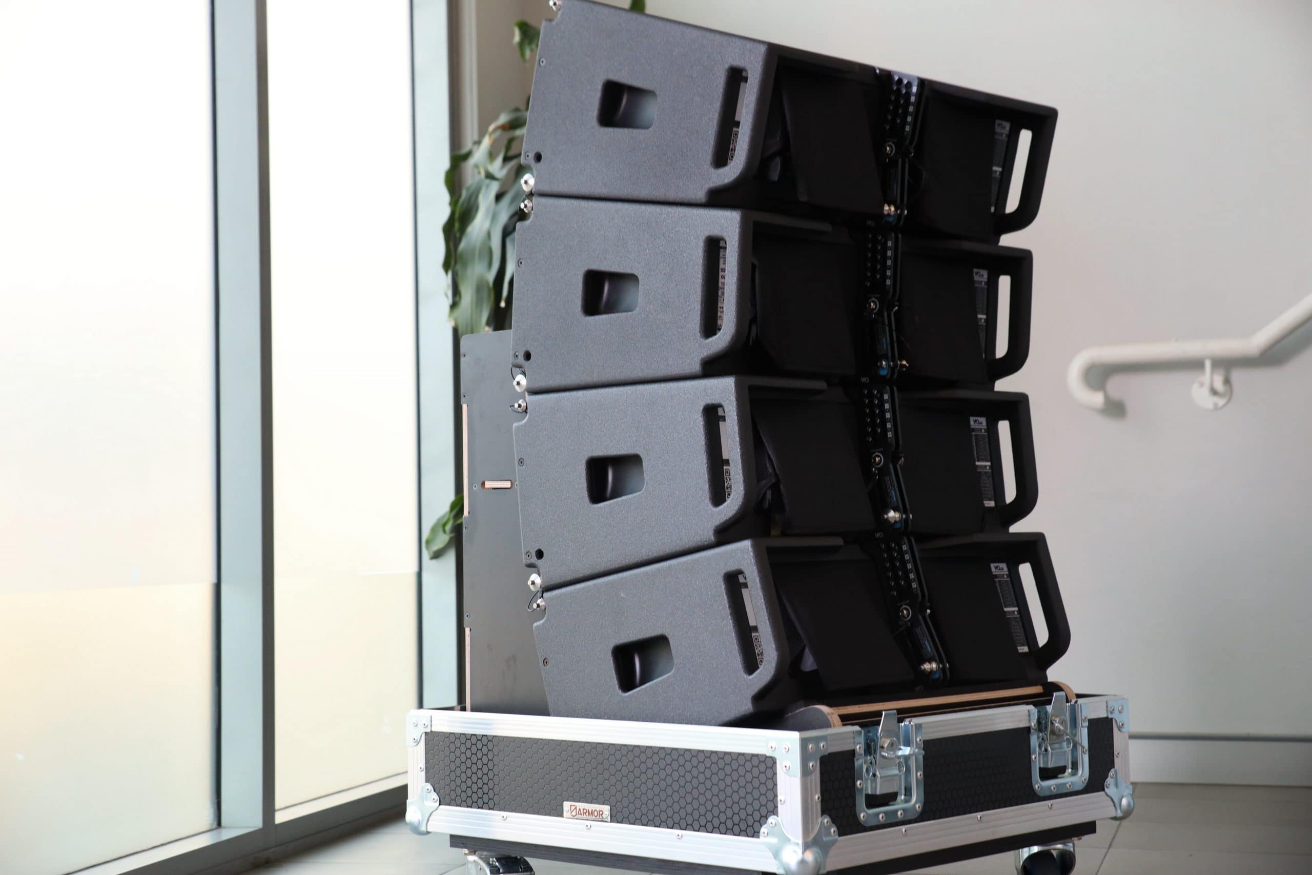 Road Case with split handles