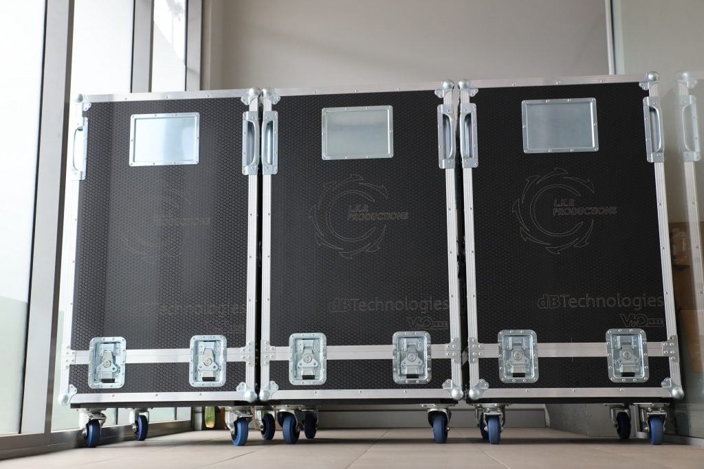 Road Case with split lid