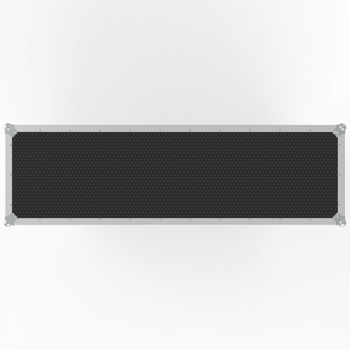 Twin TV Road Case with End Compartment