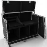 ideo Production Workstation Road Case Flypack for WS Lux 7