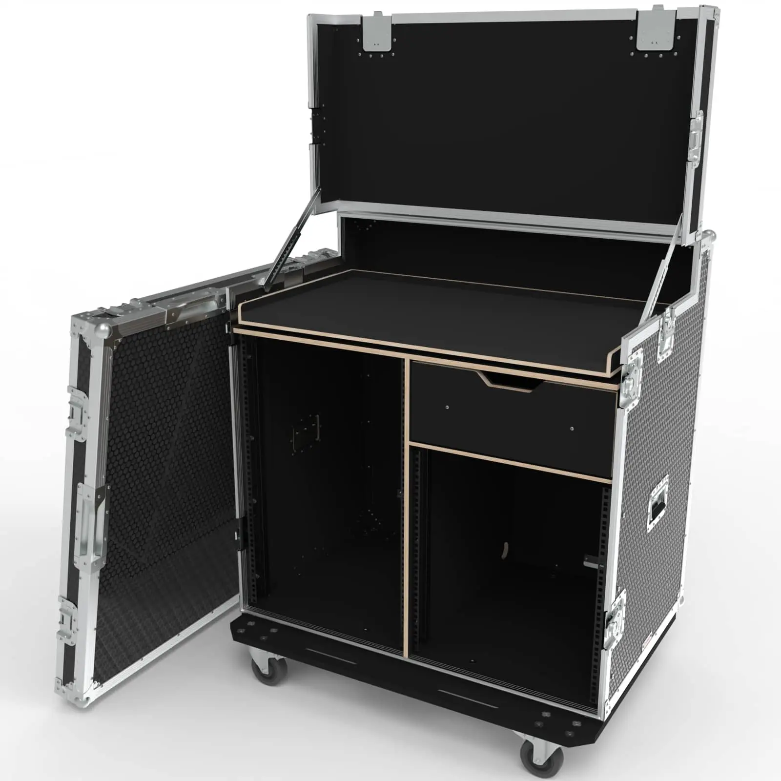 Flypack Video Production Workstation Road Case WSVR Armor Road Cases