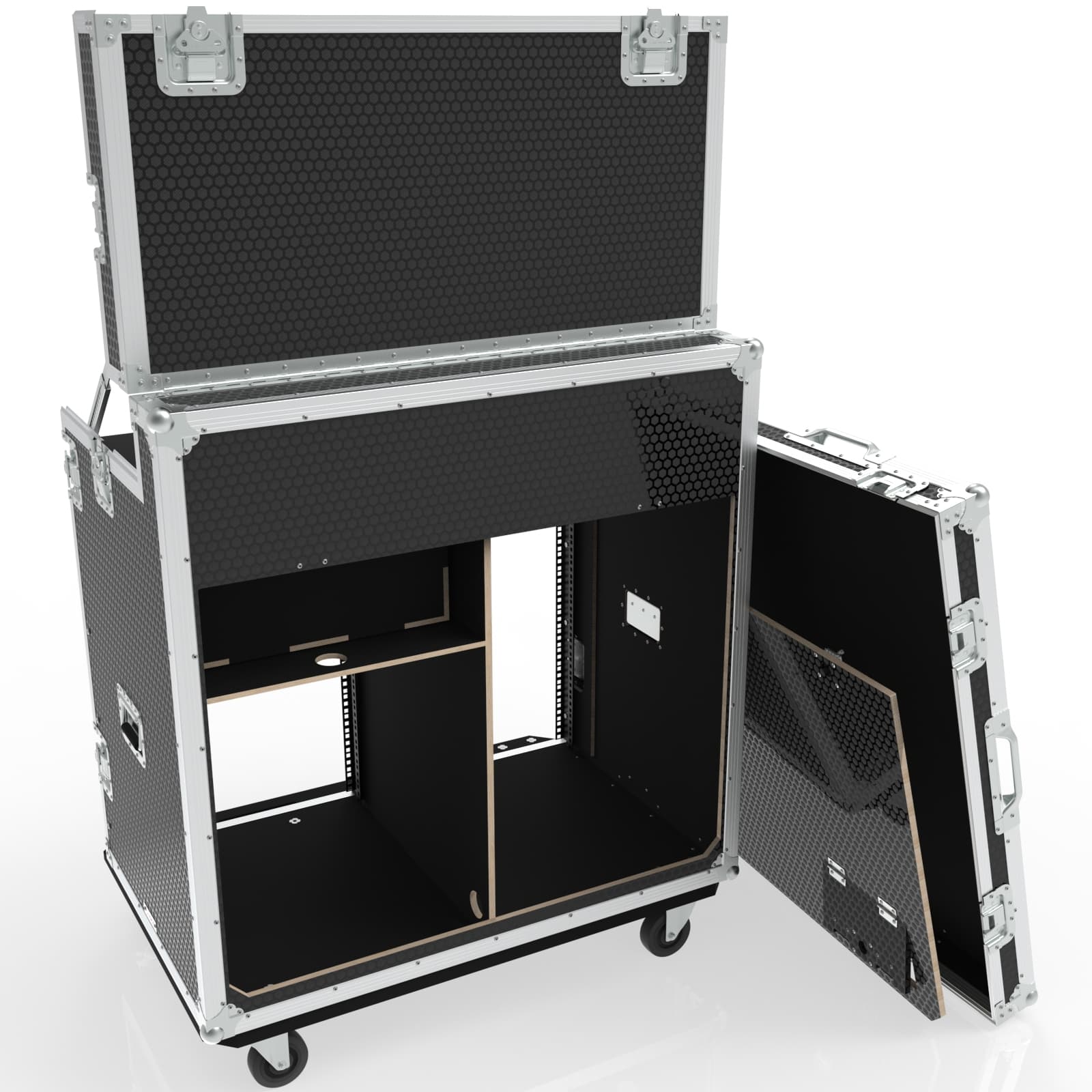 Flypack Video Production Workstation Road Case WSVR Armor Road Cases