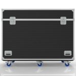 Road Transport Case with Built-in Motorized Lift for Viewsonic IFP6550 Display